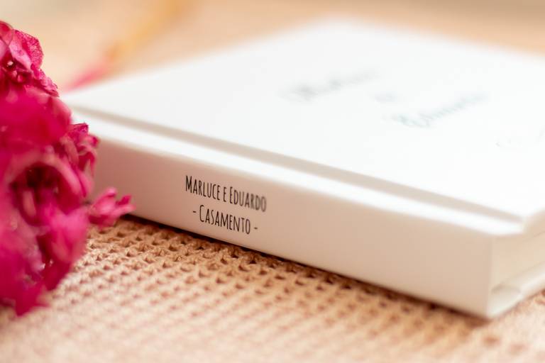 álbum pequeno de casamento