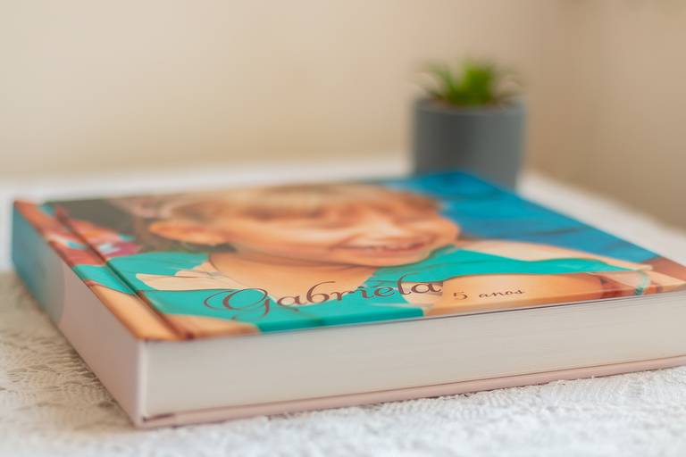 álbum grande de festa de criança