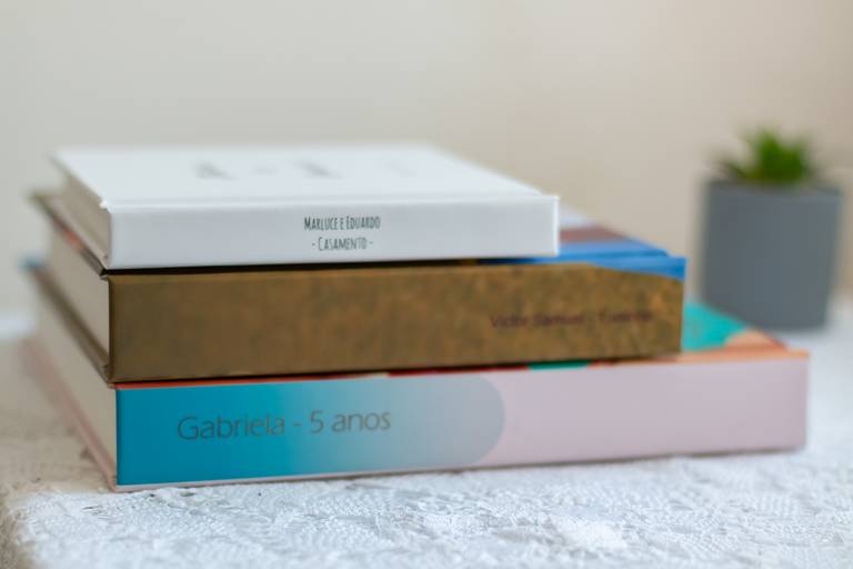 diferença de tamanho de álbuns