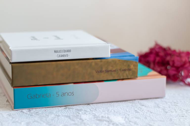 álbuns em vários tamanhos