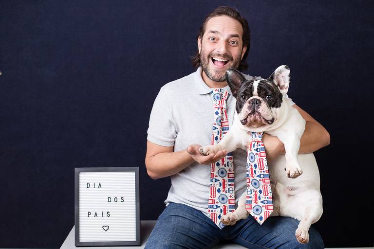 ensaio pet dia dos pais santo chico fotografia campinas fotografo 