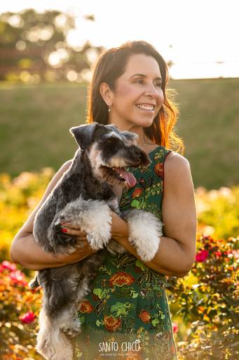 fotografia pet cachorro
ao ar livre santo chico