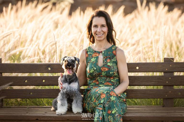 fotografia pet cachorro
ao ar livre santo chico