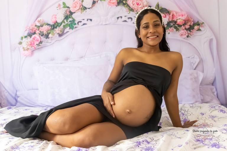 mamãe ansiosa pelo bebe