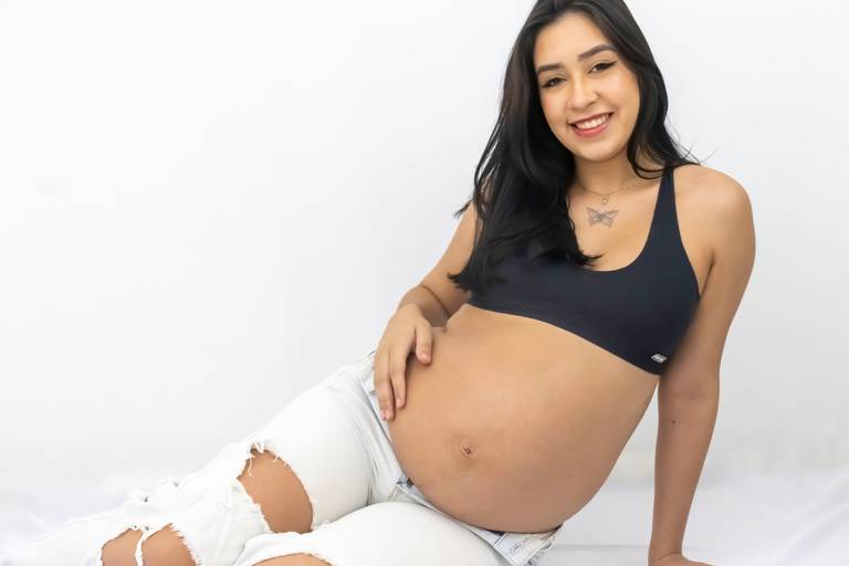 mamãe curtindo a barriga