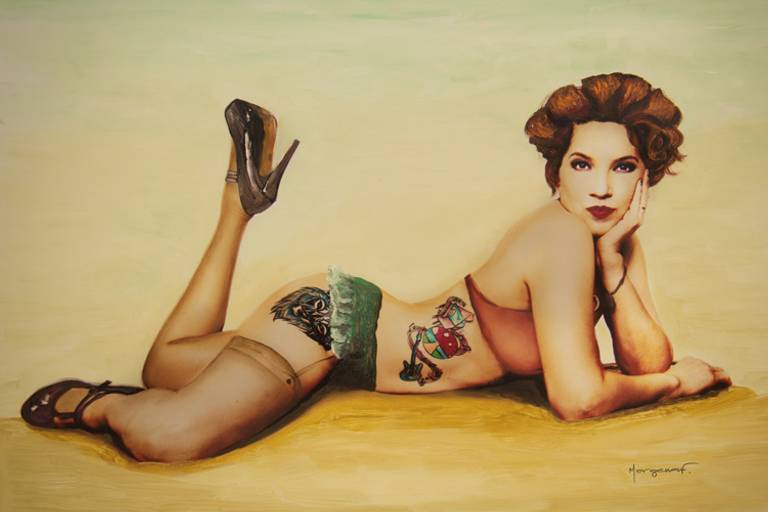 Pinup Girl Paloma Araos Wilkes by Morgana Festugato