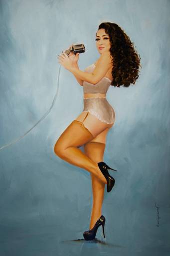 Pinup Girl Adriana Monteiros by Morgana Festugato