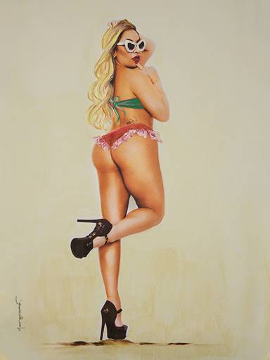 Pinup Girl Camille Trancoso by Morgana Festugato