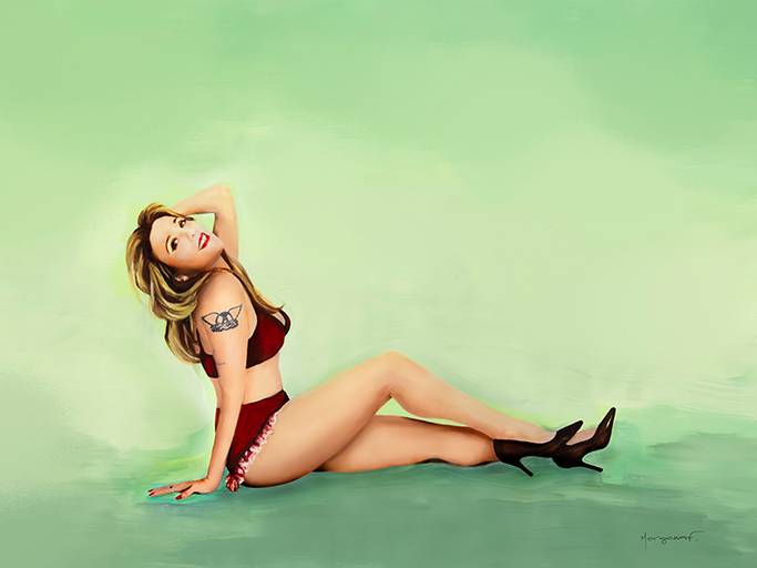Pinup Girl Rosângela Comunalle byMorgana Festugato