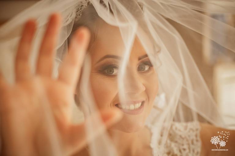 Véu de noiva.
