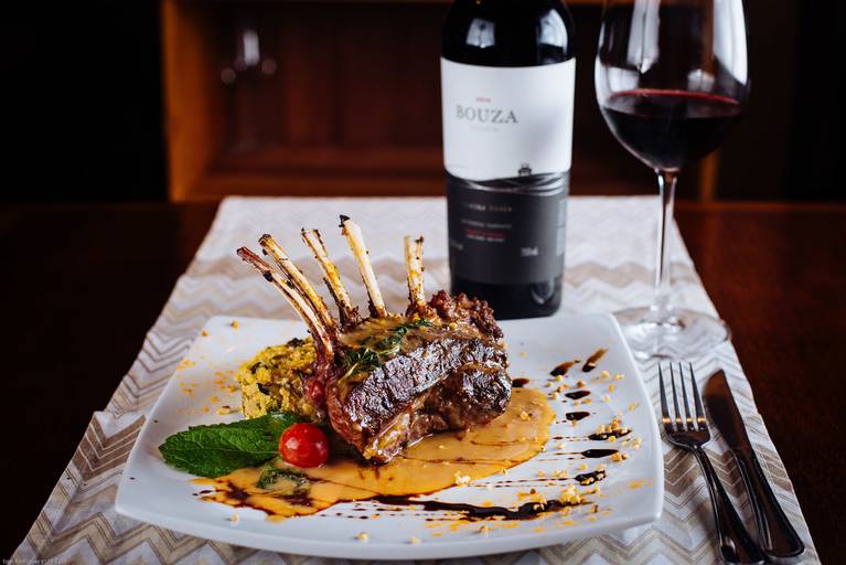 foto de alimento com vinho, Di Vigno gastronomia