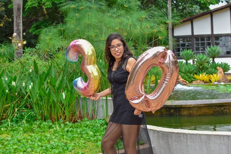 Ensaio de família só a mãe  comemoração do aniversário dela no Jardim Botânico-DF