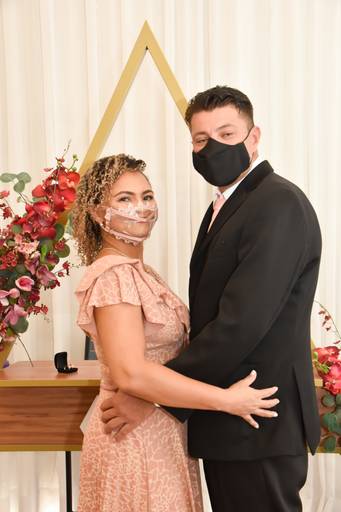 Fotos na sala especial de casamento Cartório Colorado