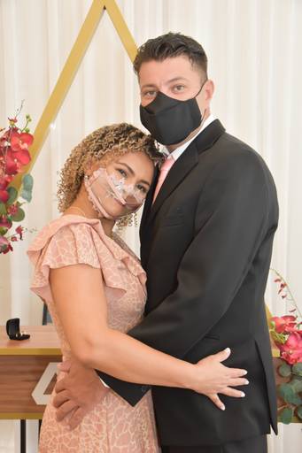 Fotos na sala especial de casamento Cartório Colorado