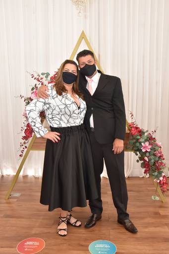 Fotos na sala especial de casamento Cartório Colorado