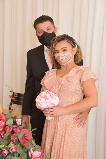 Fotos na sala especial de casamento Cartório Colorado