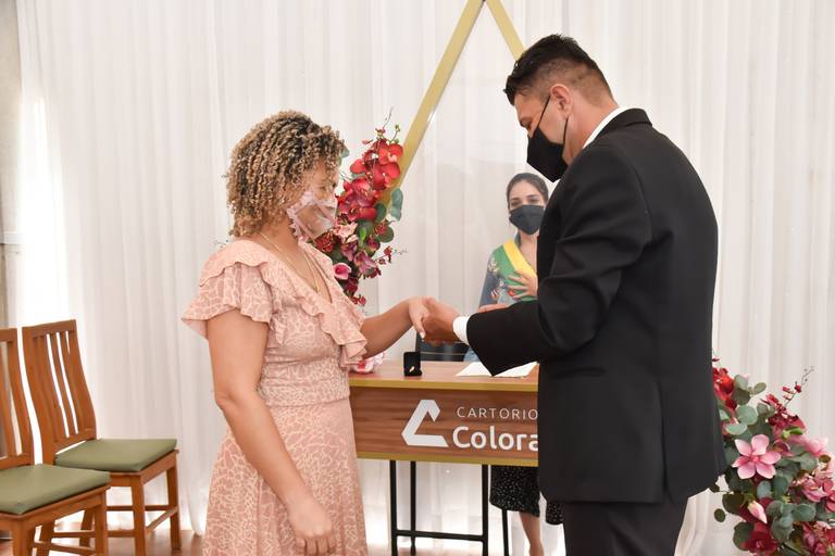 Alianças de casamento cartório colorado