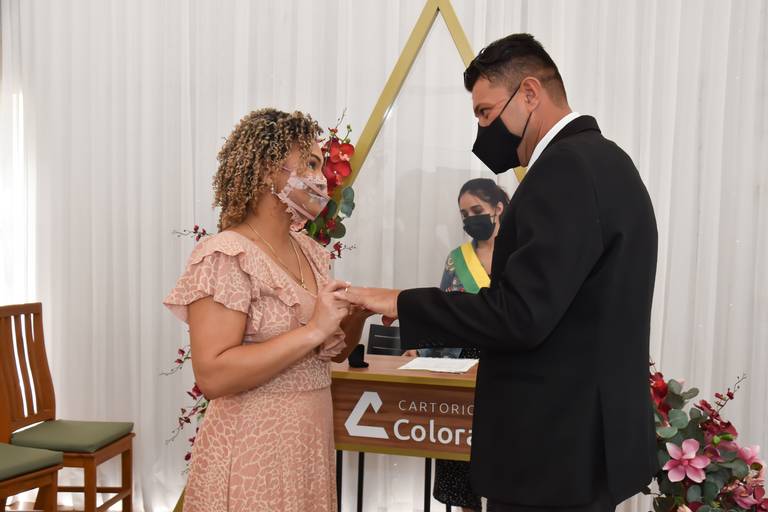 Alianças de casamento cartório colorado