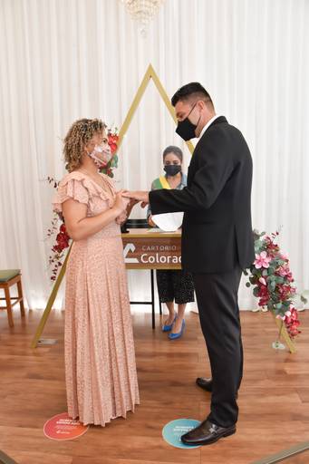 Alianças de casamento cartório colorado