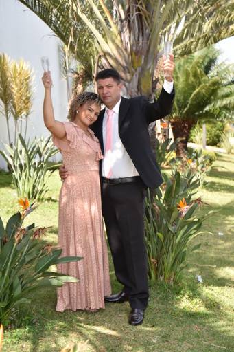 street wedding no jardim que fica no fundo do cartório Colorado