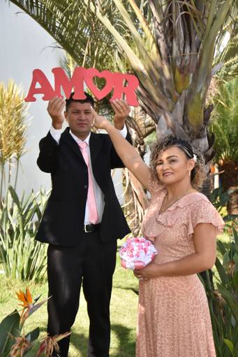 street wedding no jardim que fica no fundo do cartório Colorado