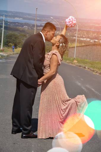 street wedding no jardim que fica no fundo do cartório Colorado