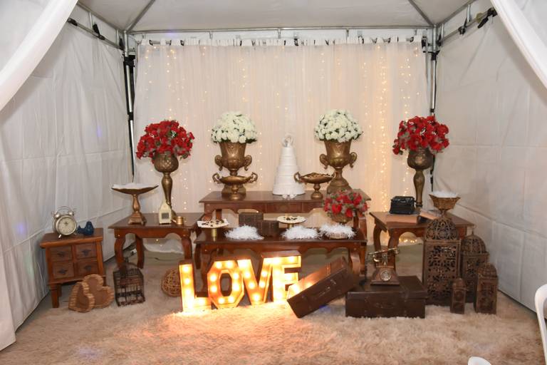 Decoração do  mini wedding  de Jaqueline e Mateus Uma cerimônia intimista,  Elopement Wedding