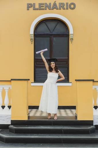 Ensaio externo de formatura Museu Legislativo