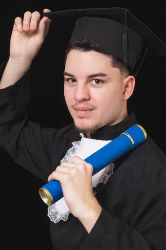 Ensaio de formatura em estúdio Movel