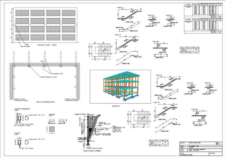 Projeto Estrutural edificio residencial