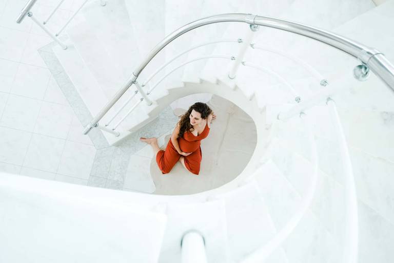 Fotógrafa ensaio gestante em casa Guarujá litoral SP