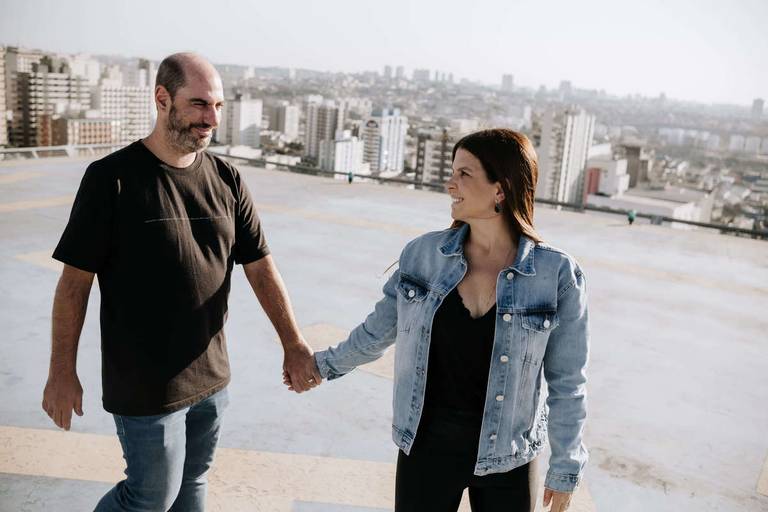 Ensaio natural espontâneo casal heliponto pré wedding, São Caetano do Sul