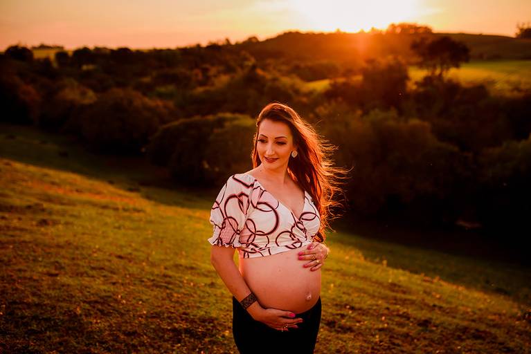 Ensaio Gestante - Bruna e Welison Fotografia - Fotógrafos em Não-Me-Toque/RS