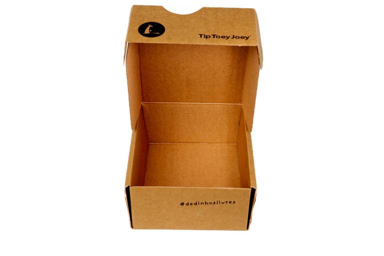 Foto embalagem caixa de Papelão Aberta 