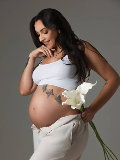 Ensaio Gestante Casual