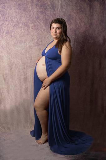 embarazada en interior