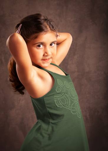 Retrato de niña fine art