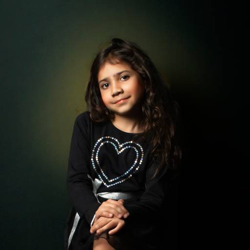 Retrato de niña fine art