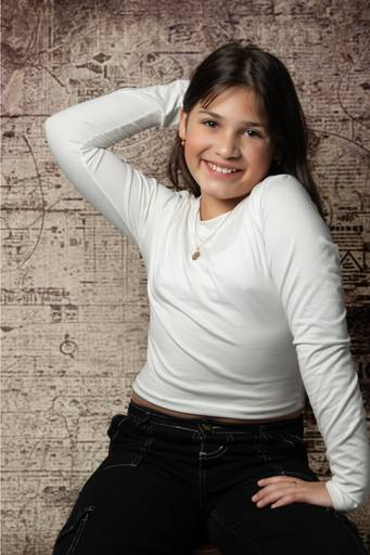 retrato de niña fine art