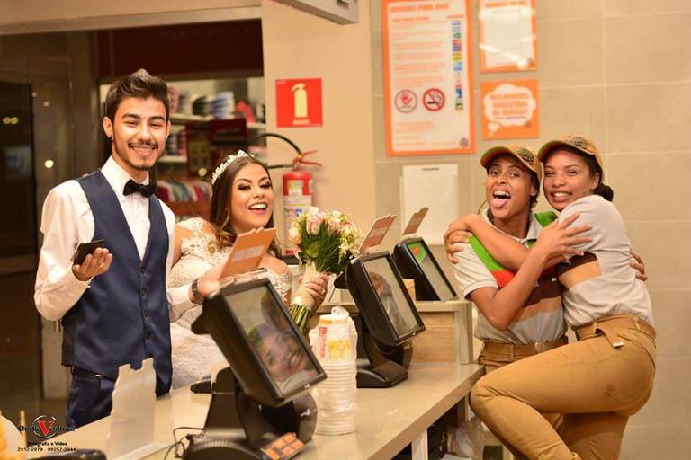 Pós Casamento no Burguer King