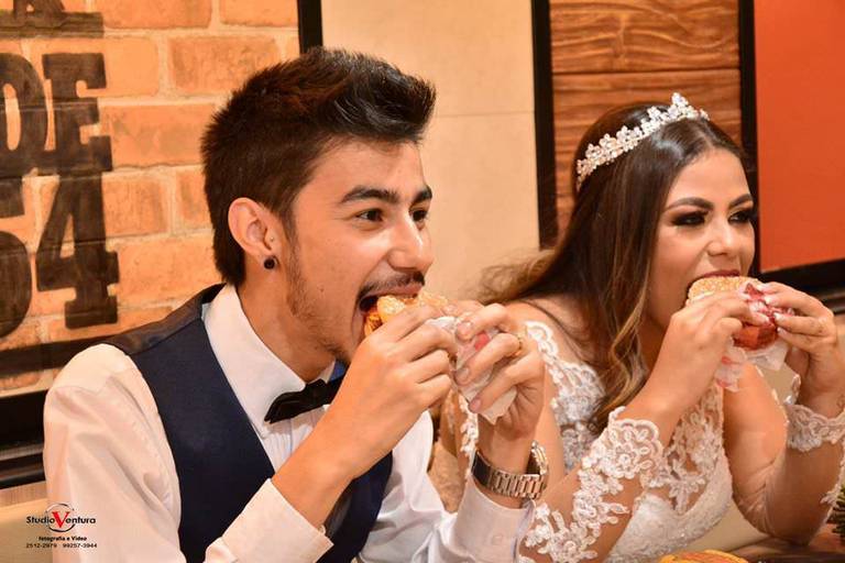 Pós Casamento no Burguer King