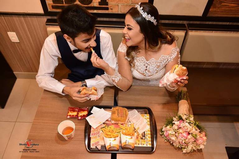 Pós Casamento no Burguer King