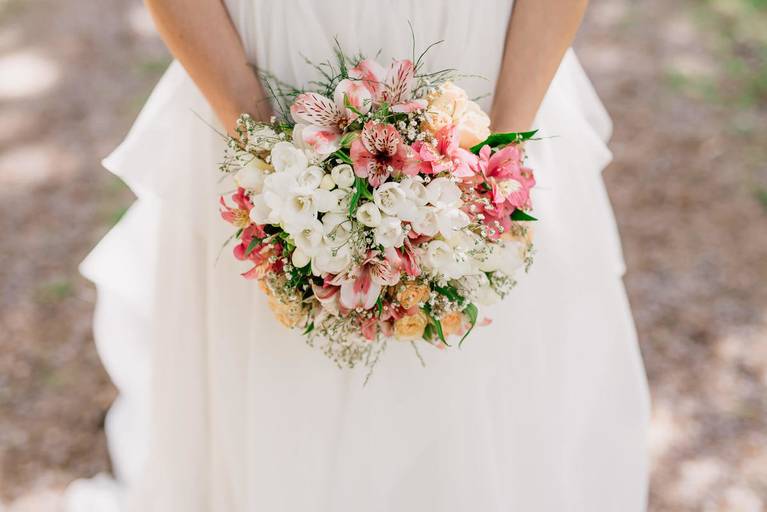 ramo de novia colorido 