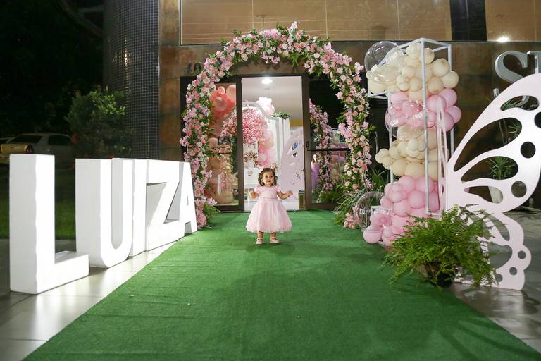 Fotografia do aniversário da Luiza 1 aninho