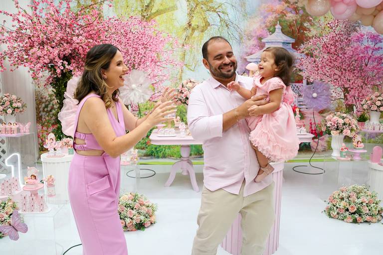 Fotografia do aniversário da Luiza 1 aninho