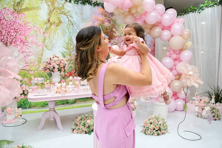 Fotografia do aniversário da Luiza 1 aninho