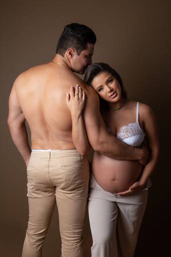 ensaio gestante em estúdio Ipatinga