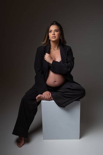 ensaio gestante em estúdio Ipatinga