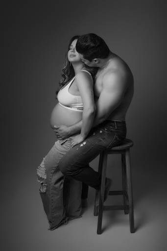 ensaio gestante em estúdio Ipatinga