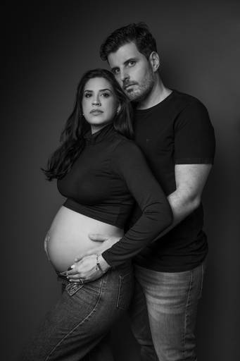 ensaio gestante em estúdio Ipatinga